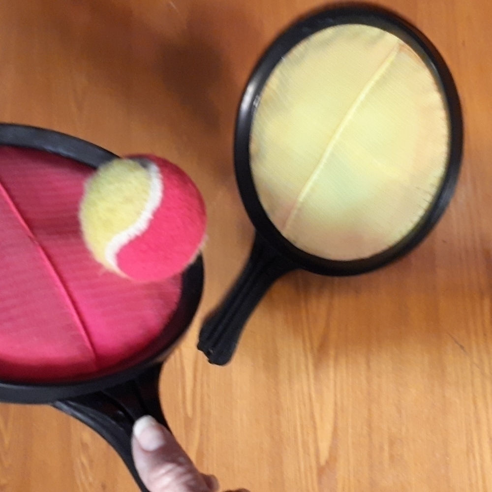 Learning?  Tennis or??? Table tennis?